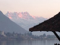Sunset with Chateau Chillon